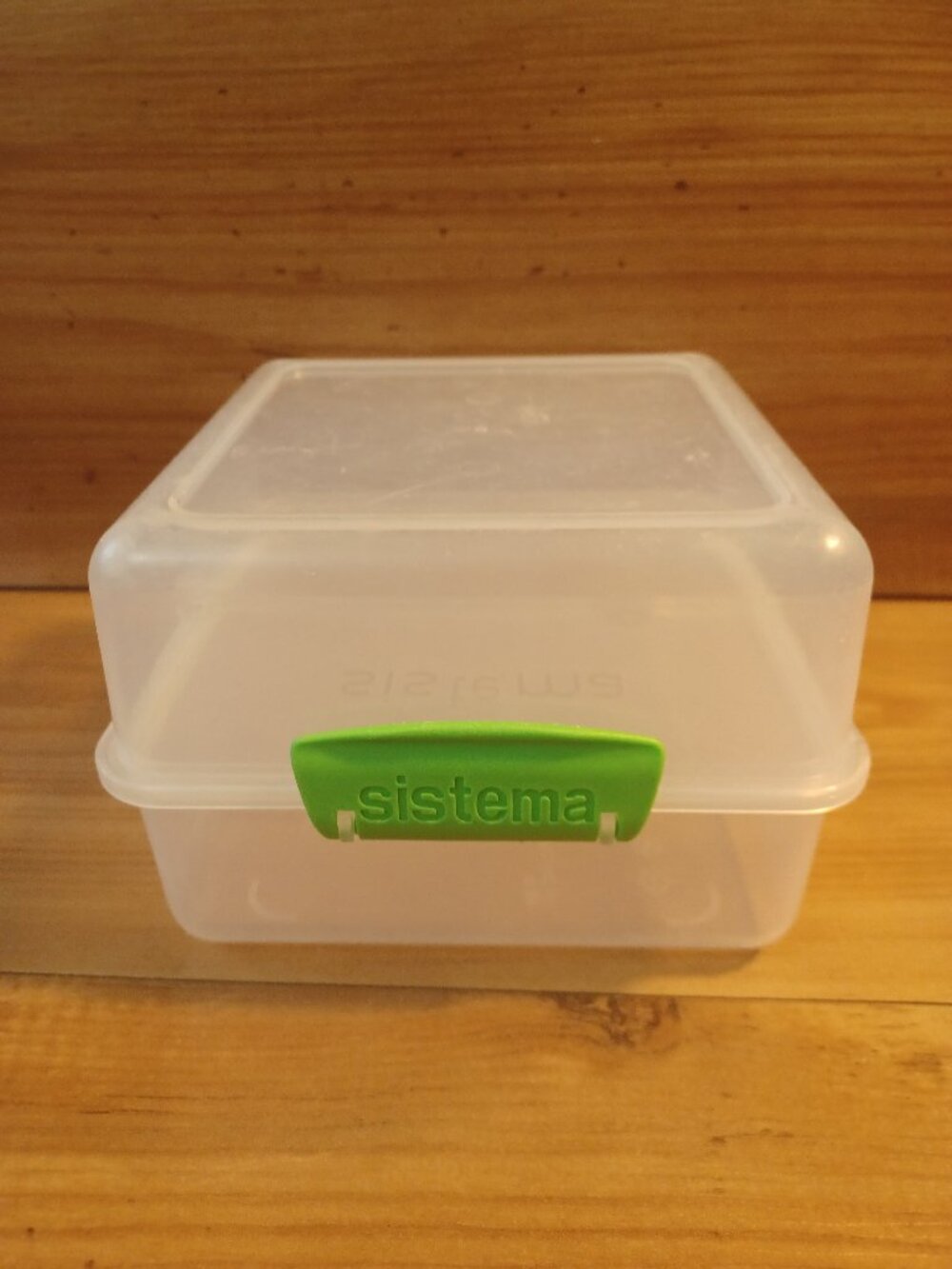 Sistema 1.4L Lunch Cube Max To Go Minty Teal 3 Sections Reusable Food Storage